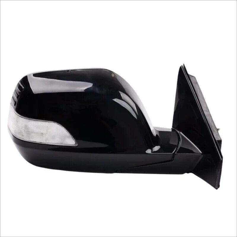 LHRH Black Door Side Mirror W/ Signal Light Heated 9PIN for HONDA CRV 2007-2011