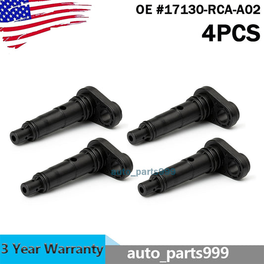 4-pack PCV valve standard 17130-RCA-A02 for Acura for RDX , for Honda Odyssey, Pilot Ridgeline - n