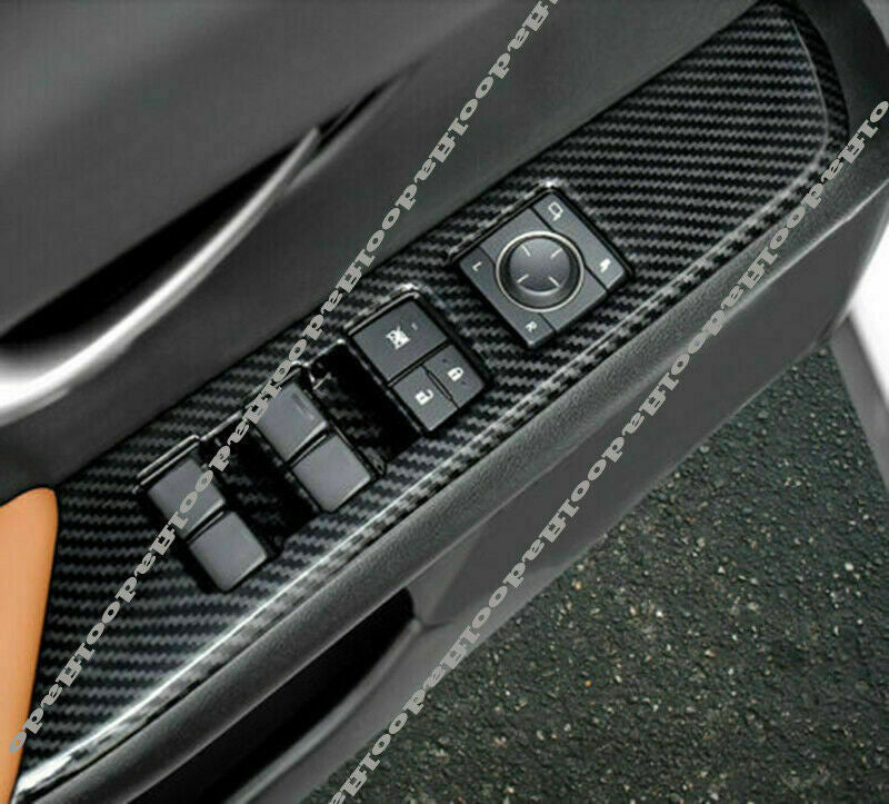 for Lexus UX 200 250h 2019-2022 Carbon Fiber Window Lift Panel Switch Cover Trim