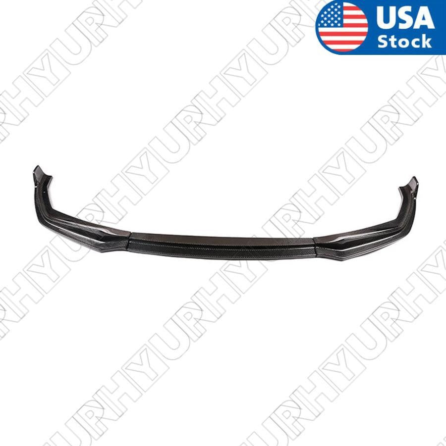 Gloss Carbon Fiber Look Front Lip Splitter For 2019-2021 for BMW 3 Series G20 G28 Q