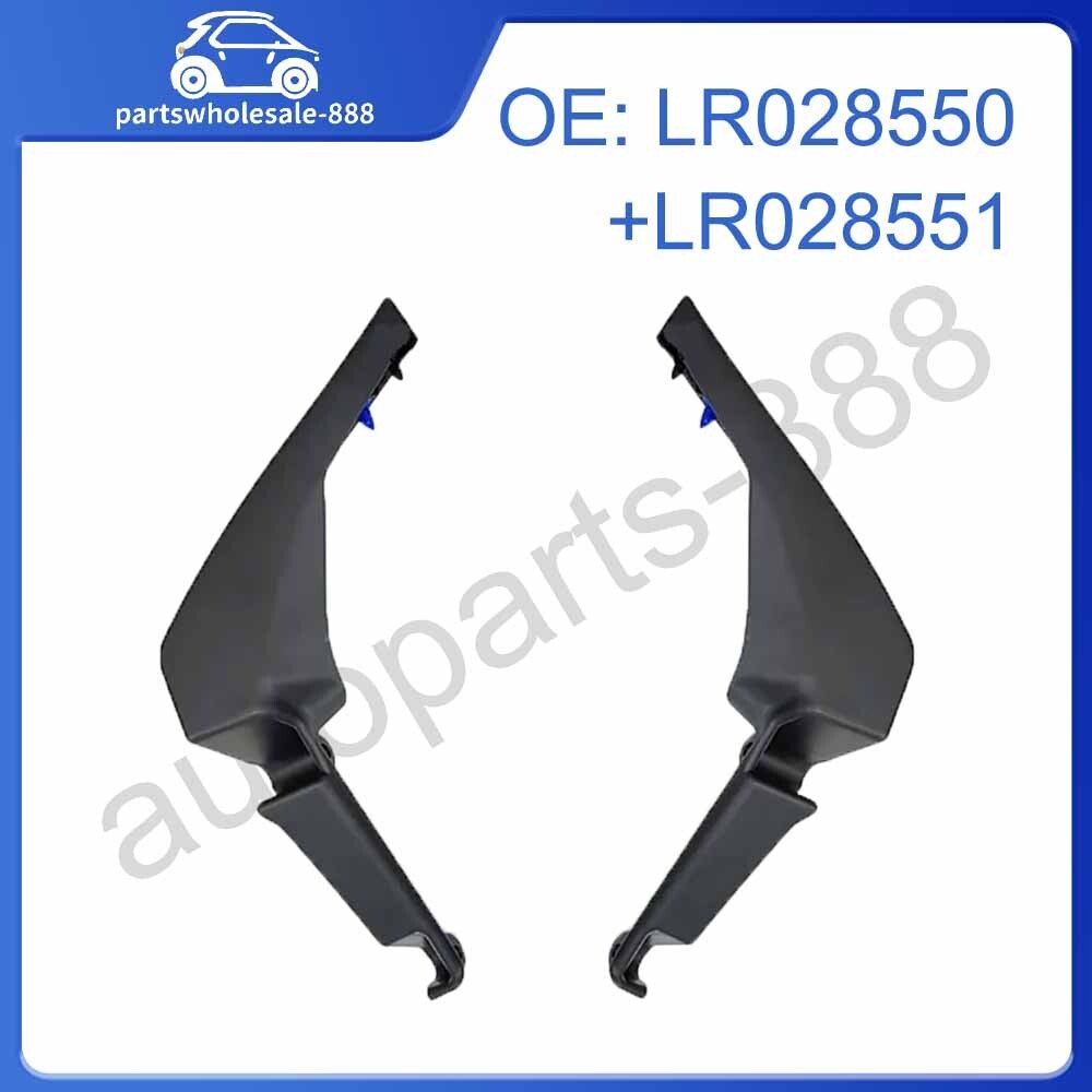 2-Piece Left Front Bumper Fender Flare Trim for Range Rover Evoque 2012-15