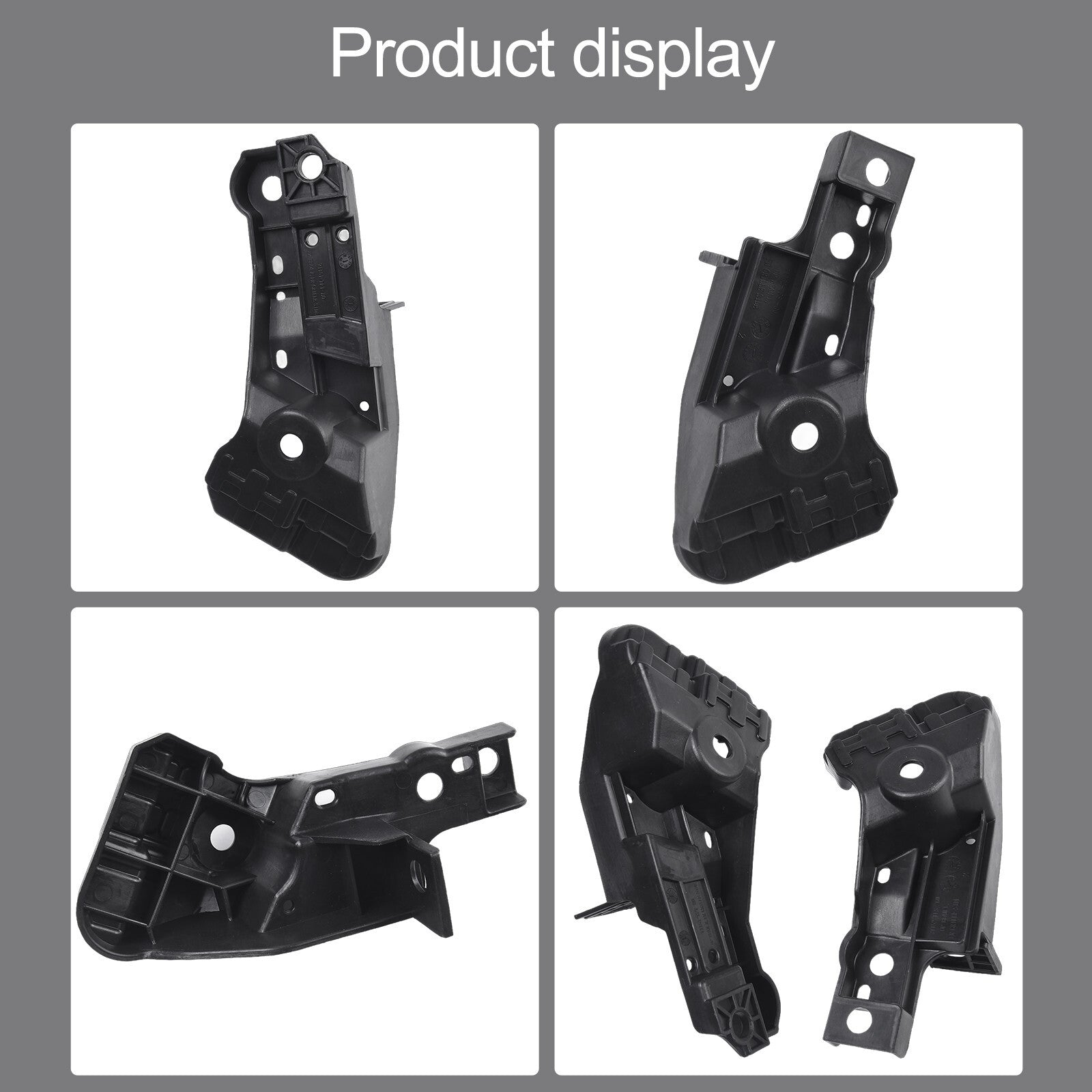 Pair Front Grille Upper Side Brackets for Hrv 2016-2020 Replacement v