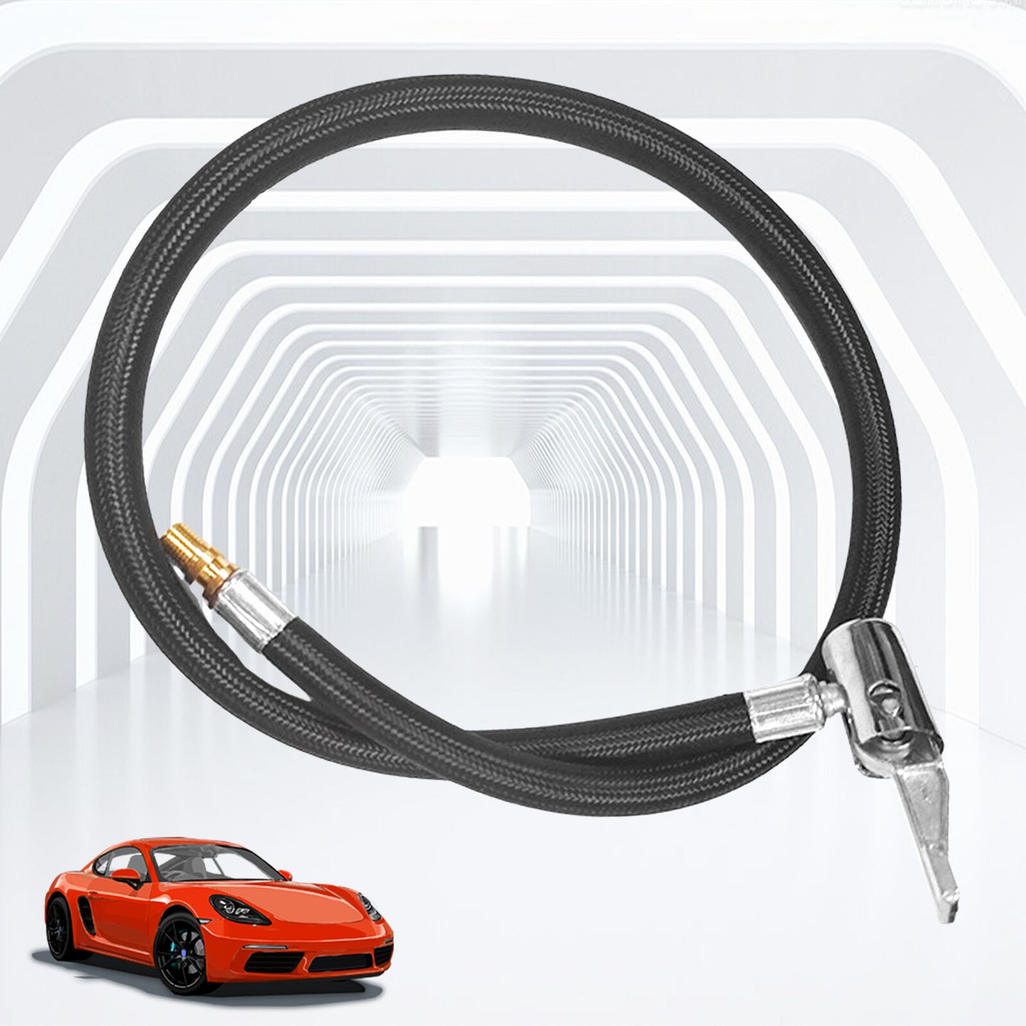 60cm Inflatable Hose Adapter Parts Pipe Replacement Tire Connection Extension for Cars Q
