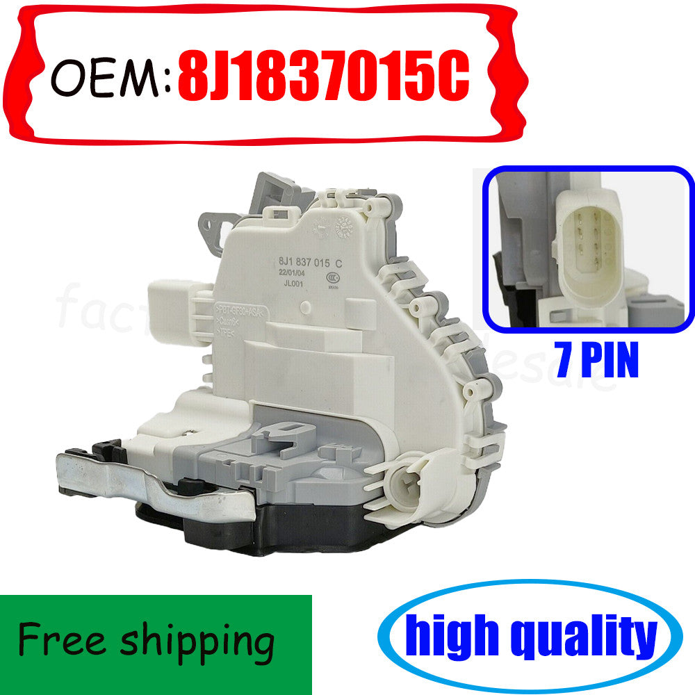 7 Pin Door Lock Actuator Front Left Fit for AUDI A4 A6 Q5 TT RS7 #8J1837015C/E# n