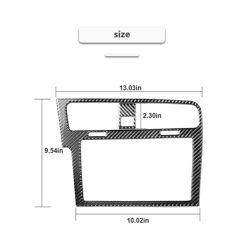 Carbon Fiber Steering Wheel Button Panel Trim Cover for Honda for Civic Coupe v