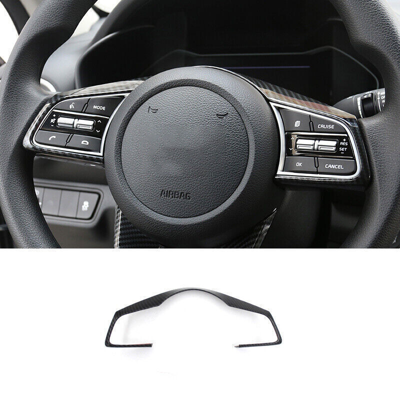for Kia Forte 2019-2023 Carbon ABS Full Set Interior Decor Cover Kit Trim 18PC B n
