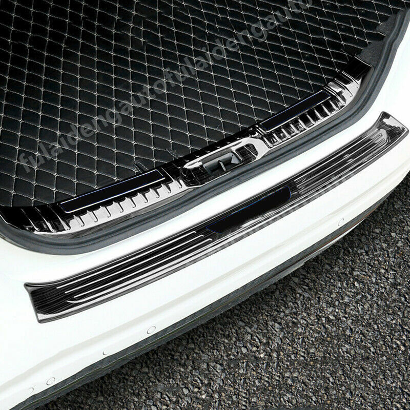 2P for Nissan Teana Altima 2019-2022 Black Rear Bumper Protect Sill Plate Cover