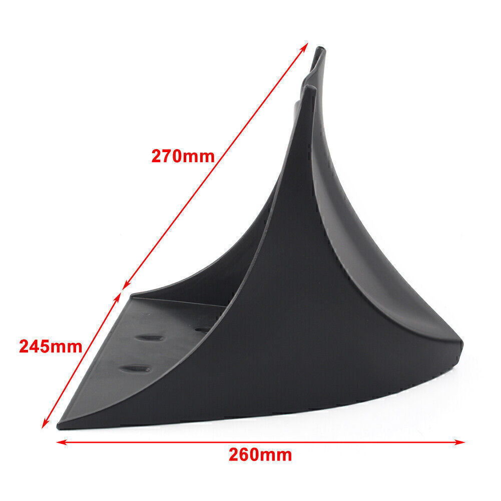 Matte Black ABS Plastic Chin Fairing Spoiler Mudguard for Harley Dyna 2004-2017
