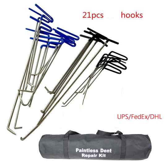 Paintless Dent Repair Push Rods, Car Repair Hook Rod Kit, Car Dent Repair Hooks v