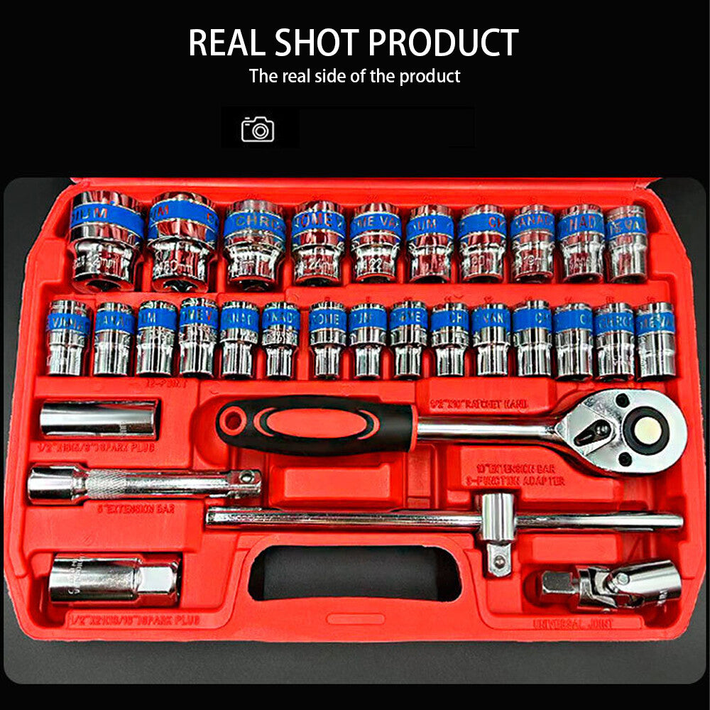 32pcs Wrench sleeve auto service tool Ratchet wrench gloves