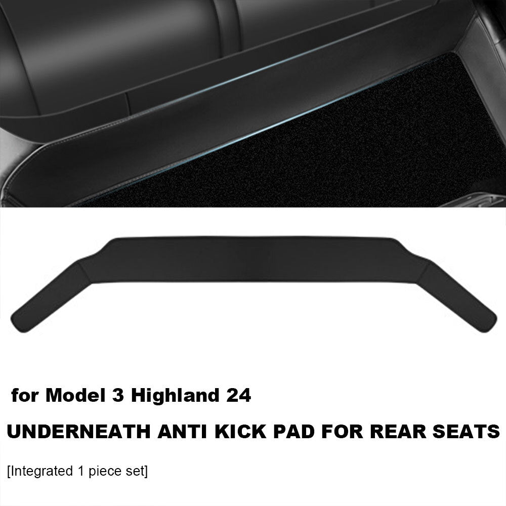 Rear for Seat Lower Full Surround Protective Mat for Tesla 2024 Model 3 Highland Q