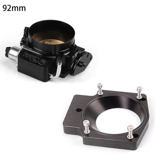 92mm Throttle Body+Throttle Gasket Throttle Position Sensor For LSX LS LS1 LS2 Q