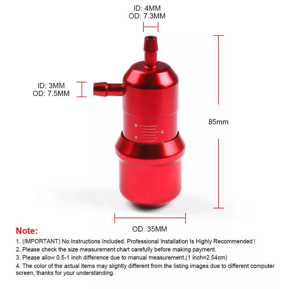Car Truck Adjustable Manual Boost Controller Kit 60psi Turbo Valve Universal Red