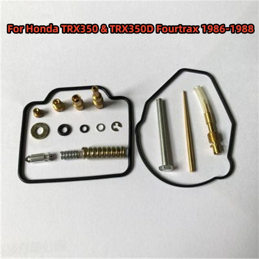 Carburetor Rebuild Repair Kit Full Set Fit for Honda TRX350/D Fourtrax 1986-1988 Q