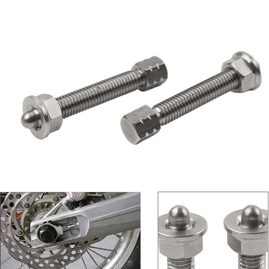 CHAIN ADJUSTER BOLTS STAINLESS STEEL for YAMAHA for HONDA 85 125 250 450 WR YZ YZF