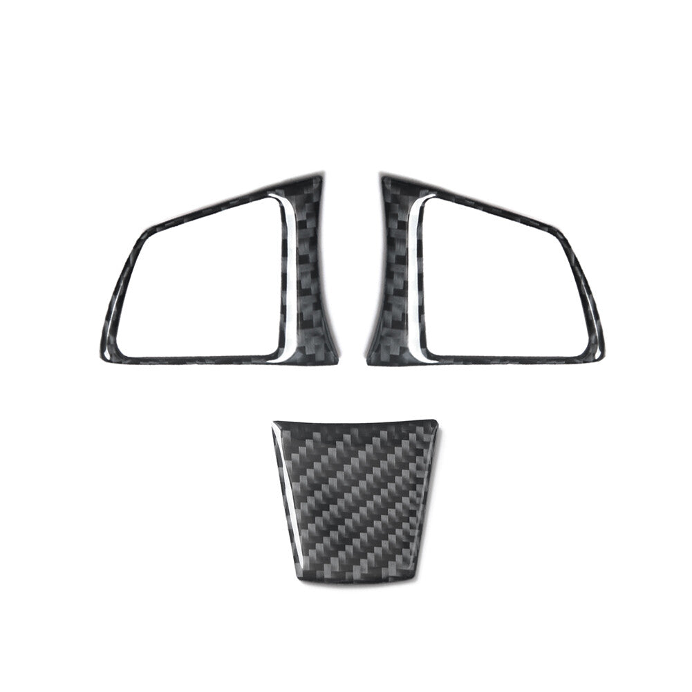 Red Carbon Fiber Side Headlight Engine Hood Vent Outlet Cover Trim For Supra A90 v
