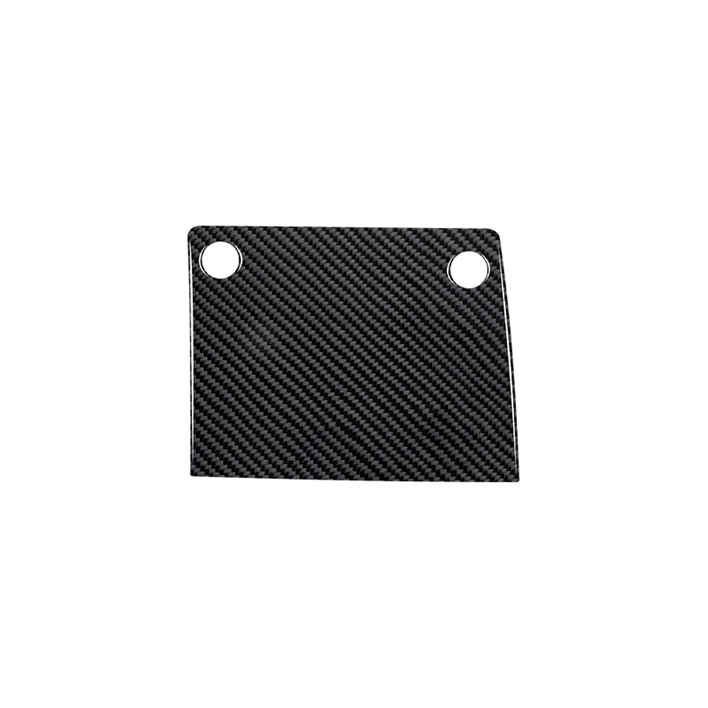 2Pcs Carbon Fiber Center Console Side Trim Strip Panel For Explorer 2011-14 v