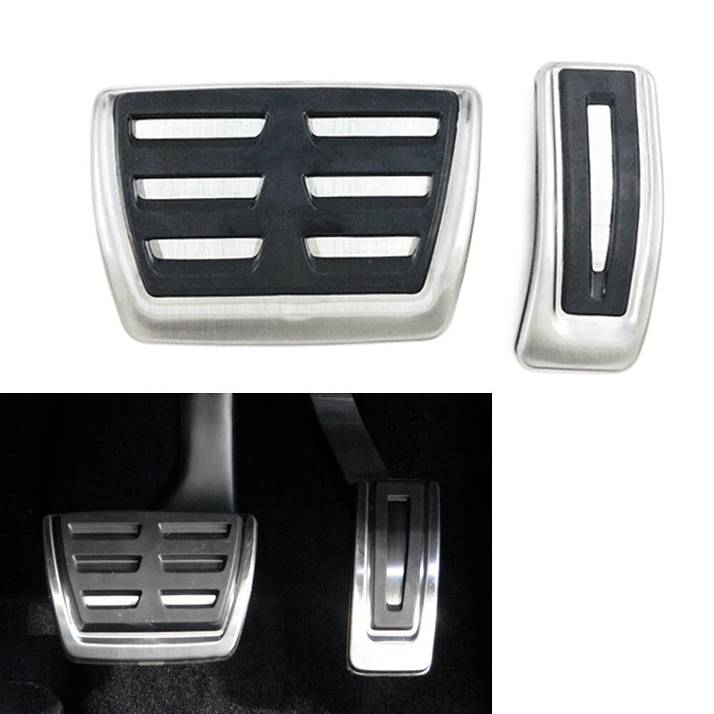 Stainless Steel Car Brake Gas Pedals Cover for Audi A4 A5 A6 A7 for A8 Q3 Q5 2008-15