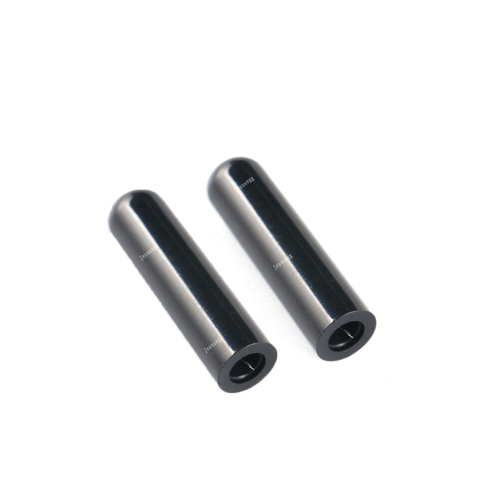 Set of 2 Interior Car Door Lock Pin Knob Button Cap Trim Insert Black for BMW for X5 Q