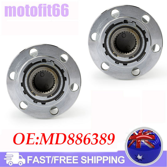 2X Wheel Bearing Hub Lock Kit for Mitsubishi Pajero Triton L200 MD886389 Q