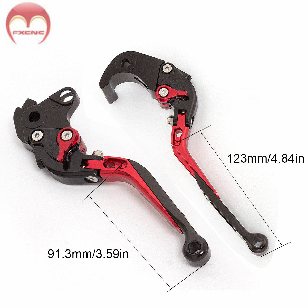 Folding extended brake clutch lever for RS125 2006-2011 2010 2009 2008
