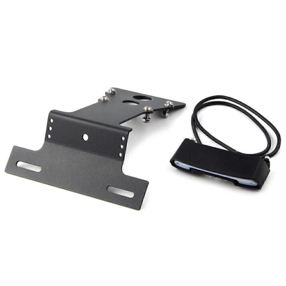 Motorbike Rear License Plate Bracket Holder w/Taillight for Yamaha XSR900 14-21 Q