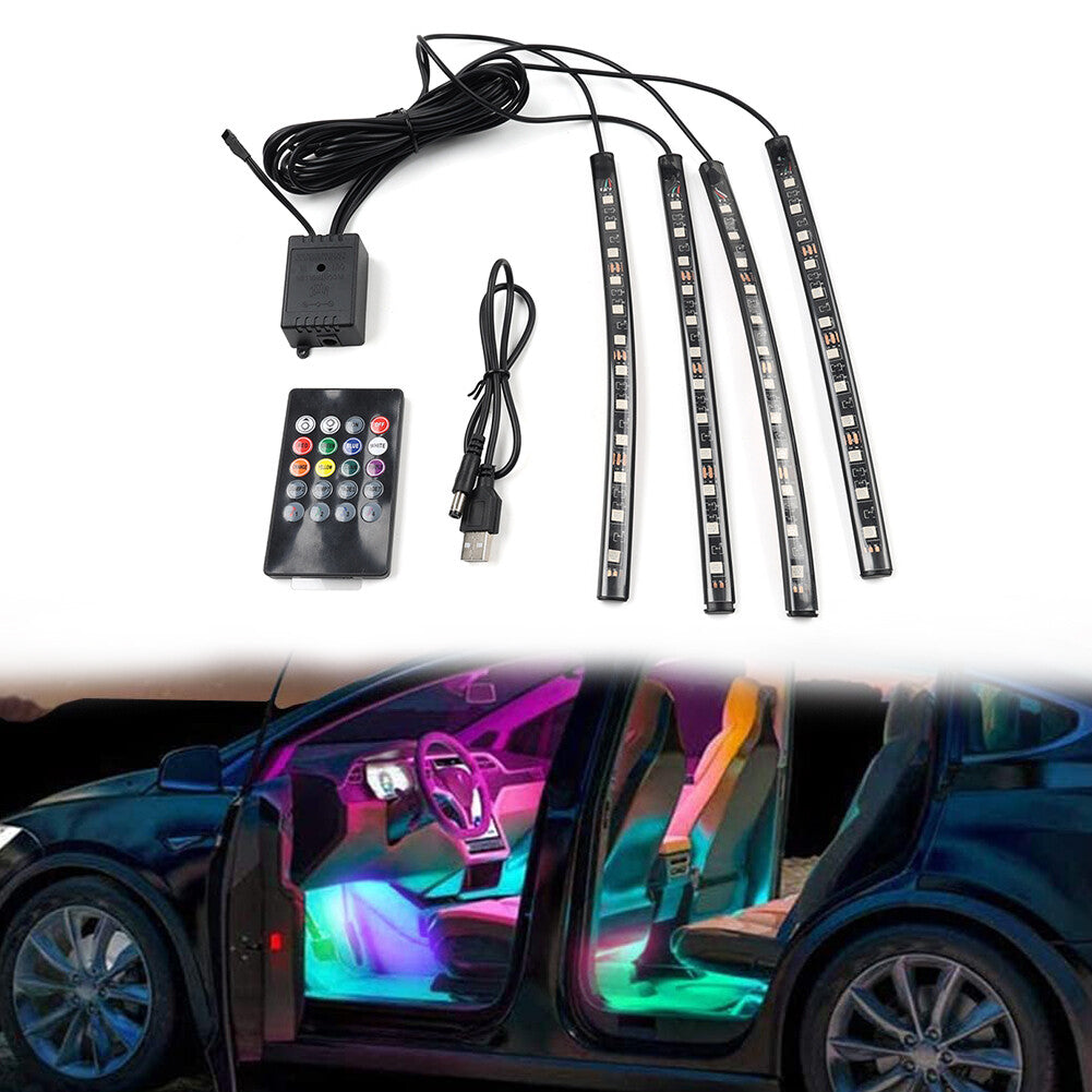 Romote RGB Control Floor Atmosphere Light Decorative Foot Lamp Q