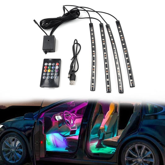 Romote RGB Control Floor Atmosphere Light Decorative Foot Lamp Q