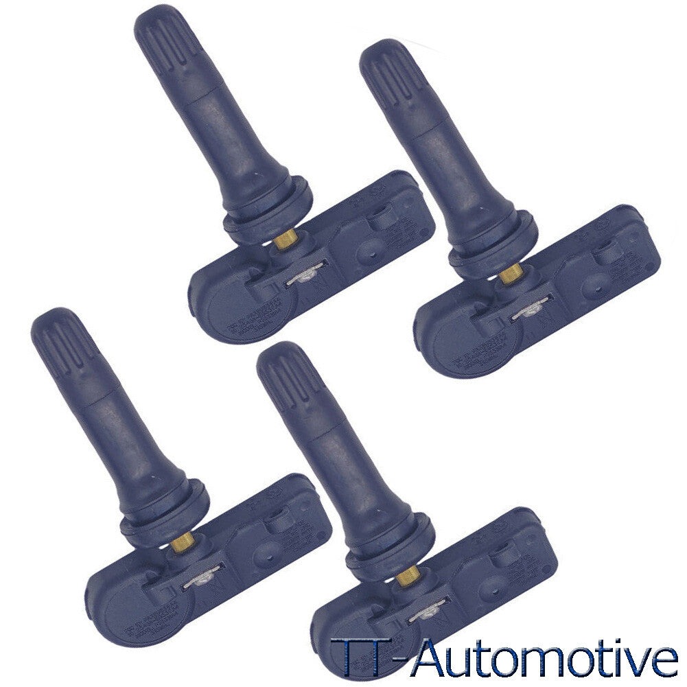 4-Piece Tire Pressure Sensor (TPMS) for Chevrolet Silverado 1500, 2500, and 3500 (2007-2013)