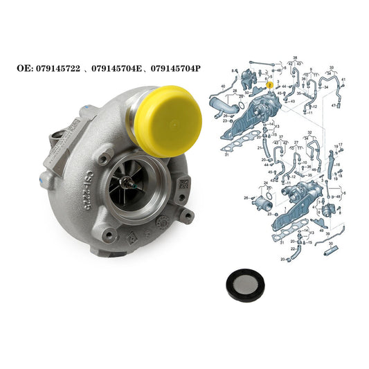 079145704E Right Turbocharger CHAR Cartridge Core Fit for Audi for A6 A7 for A8 S8 4.0T