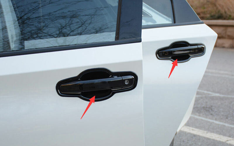 16P For Prado FJ150 2010-2021 CHROME DOOR HANDLE&BOWL MOLDING COVER TRIM v