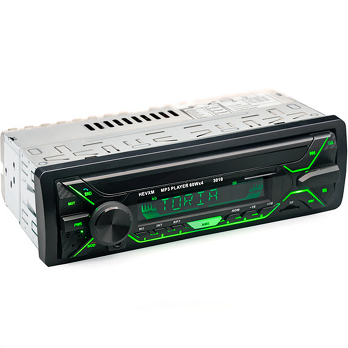 7 LED Color Single DIN Bluetooth Car Stereo Radio Audio MP3 Player USB FM AUX n