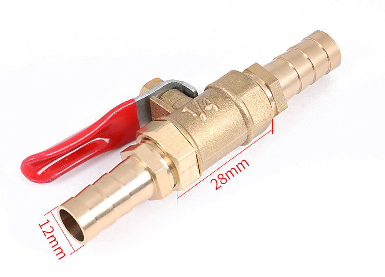 Metal inline fuel valve Petcock 12mm interface Motorcycle fuel diesel gasoline