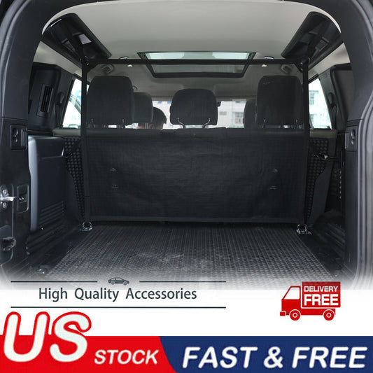 Rear for seat and trunk partition netting/cargo netting barrier suitable for Land Rover for Defender 90/110 - n