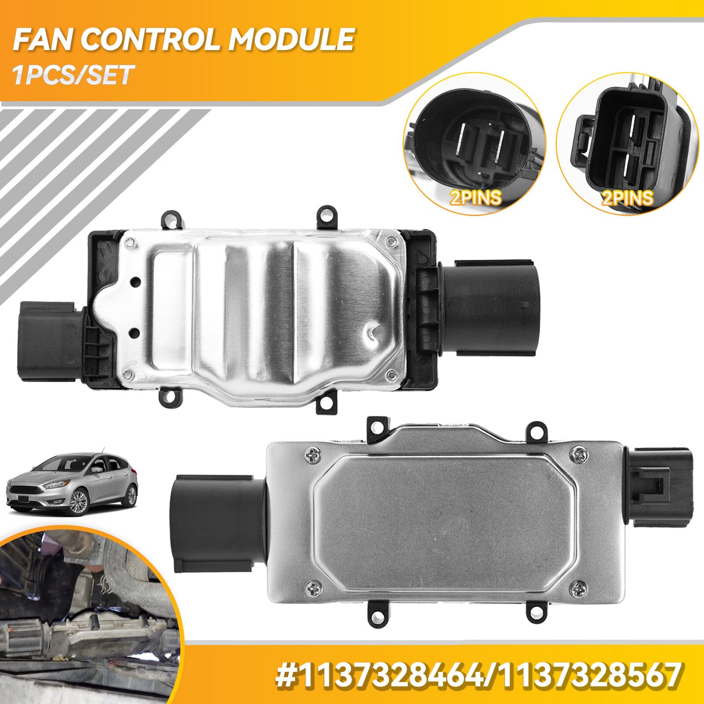 1137328464 1137328567 RADIATOR FAN CONTROL MODULE  for ford  FOCUS C-Max for Volvo V40 Q