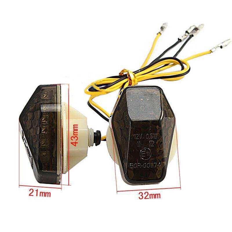 LED Flush Mount Turn Signal Light Indicator Fit for SV650/650S SV1000S DL650
