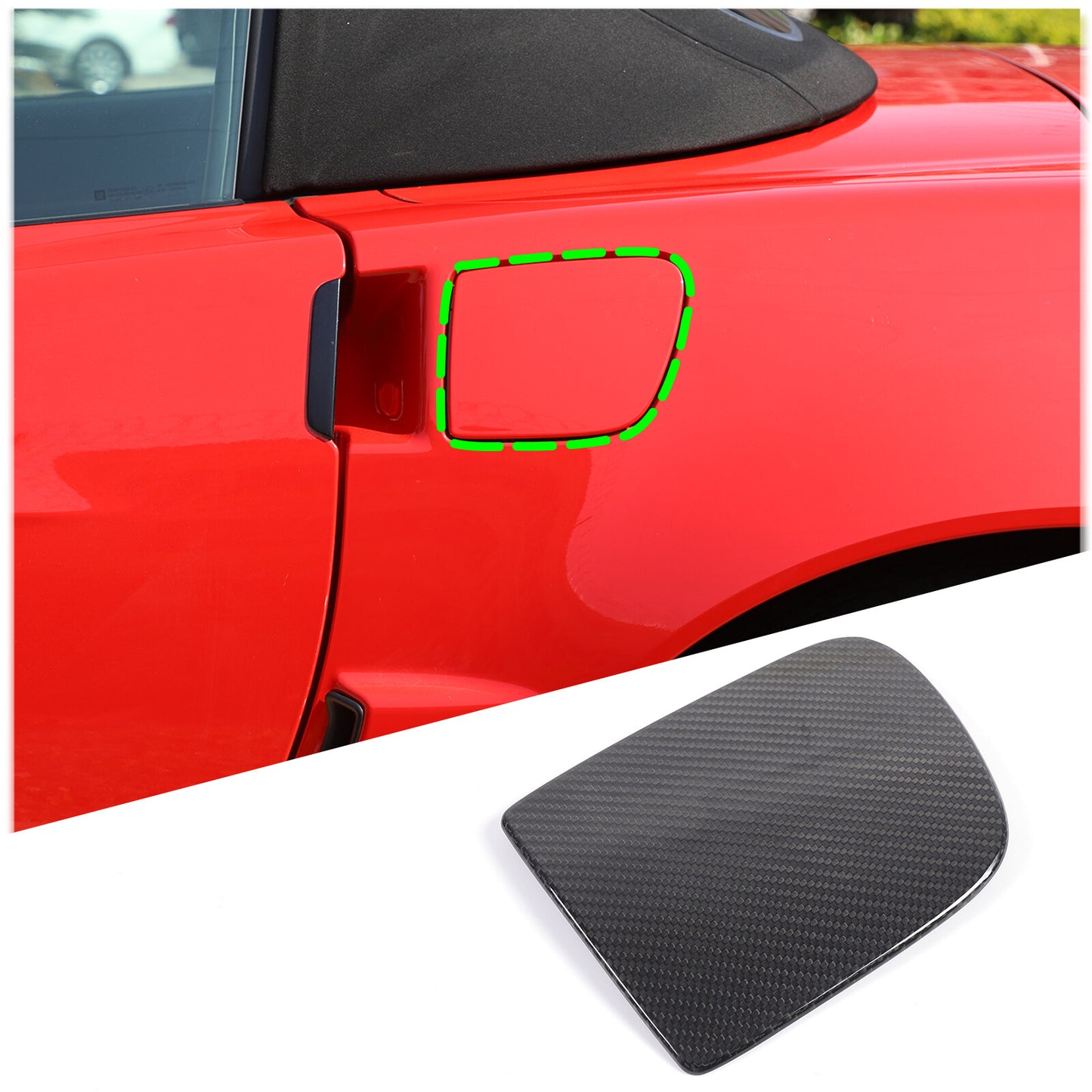 Matte Black Interior Side Vent Cover Trim for Toyota Tendera 2022