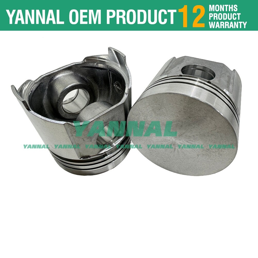 Piston kit with rings for 3T84L, 3D84-1, 3T84, 3T84HLE engines (Takeuchi TB25-)
