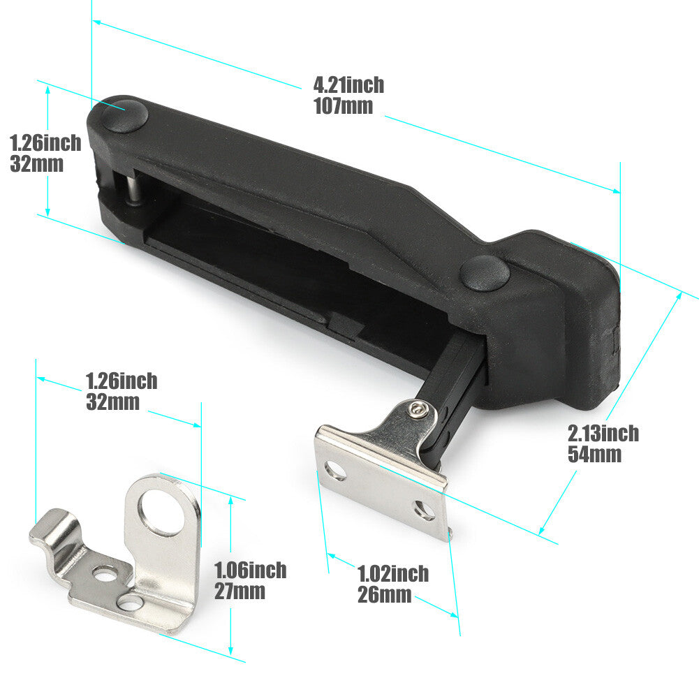 2x 1002069 Front Storage Cargo Rubber Latch for Polaris SPORTSMAN 500 800 850 Q