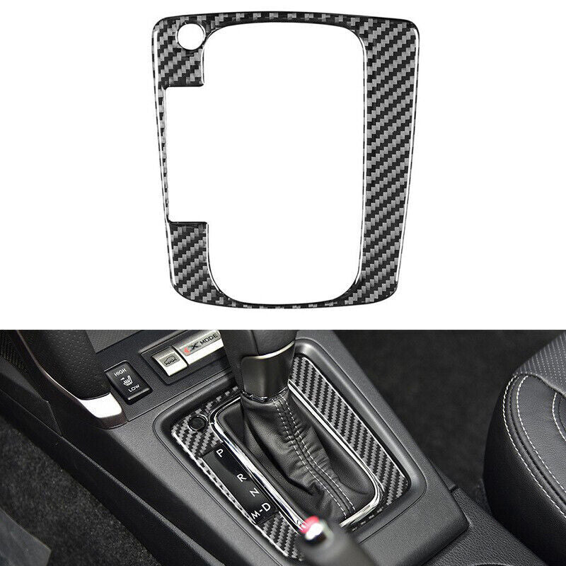 Red Carbon Fiber Gear Shift Button Interior Trim For 6Series F12 F13 2011-18 v