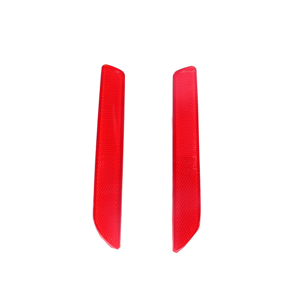 2pcs Rear Bumper Reflector for Honda CRV 2010-2011 Driver  Passenger Side Red Q