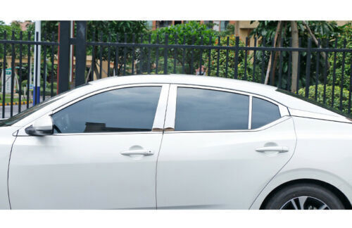 16Pcs for Nissan Sentra Sylphy 2020-2023 Chrome Steel Window Molding Trim Cover