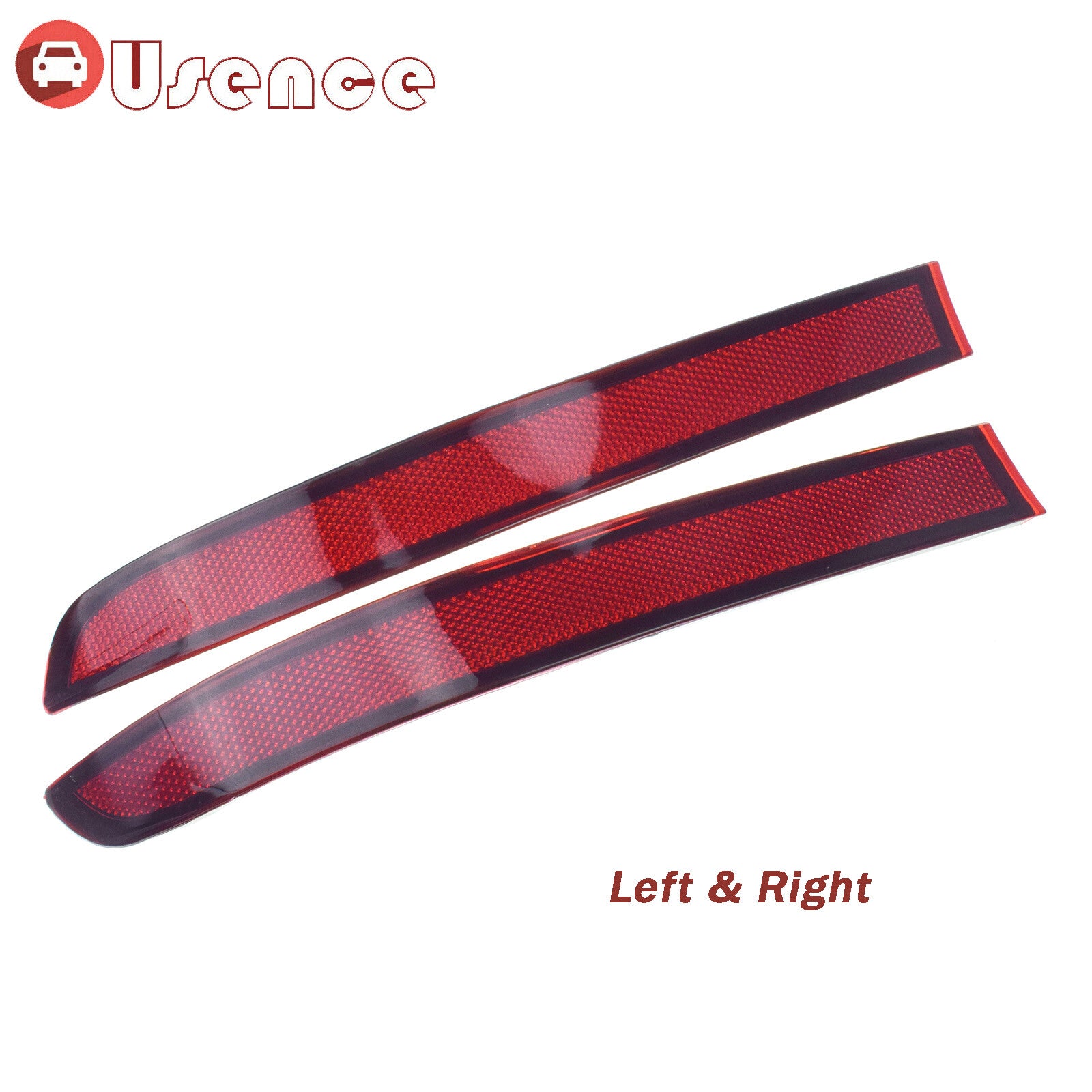 2PCS Rear Left Right Side Red Bumper Reflector RH LH for VW Touran 2007-2010