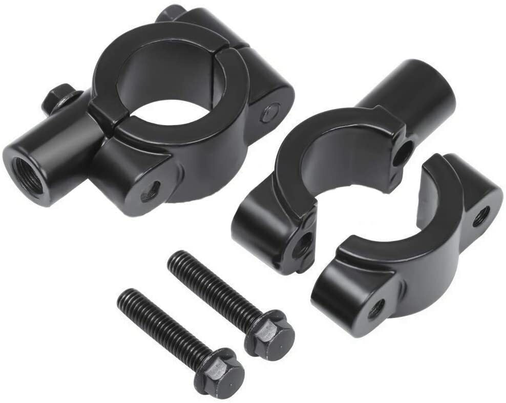 7/8 10MM Motorcycle Handlebar Mirror Mount Holder Clamp Adaptor For Universal
