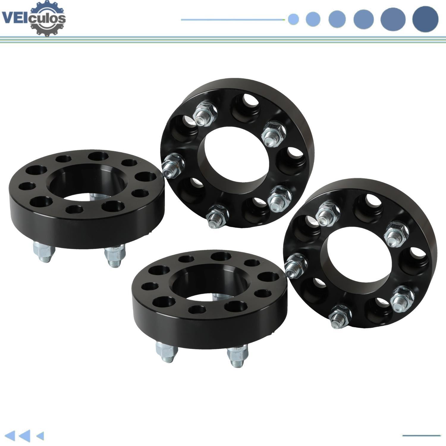 4x 1.25 5x4.5 Wheel Spacers for Ford Edge Explorer for Mustang for Jeep Grand Comanche