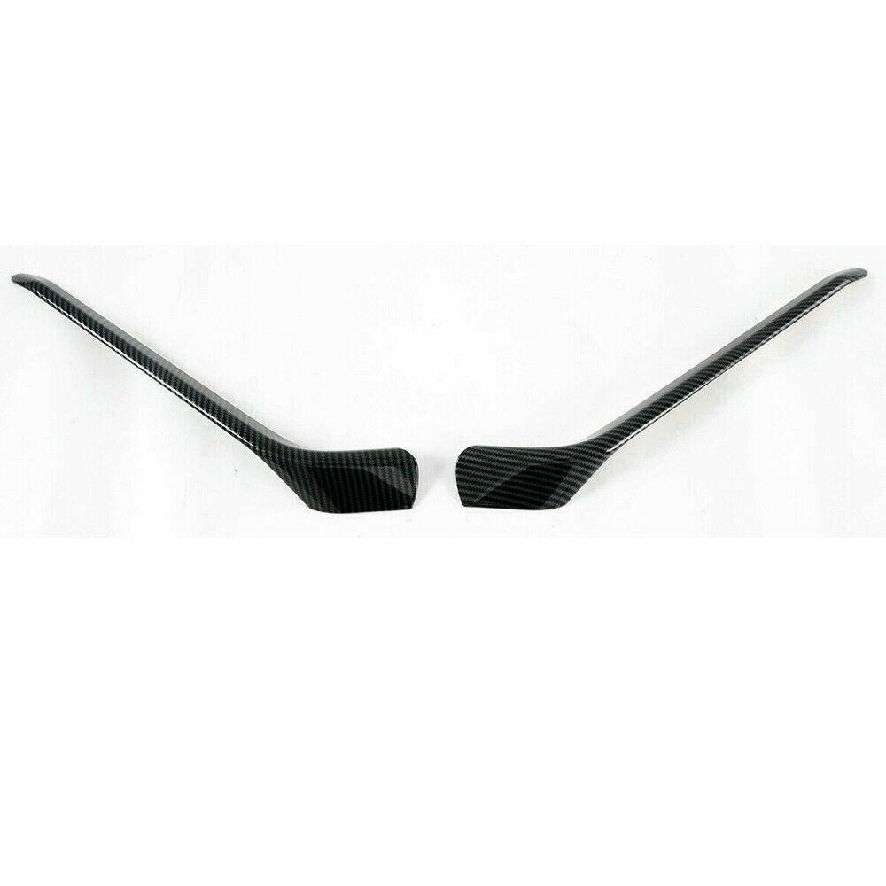for Honda for Civic Hatchback 2017-2021 Carbon Fiber Rear Fog Light Lamp Strip Trims