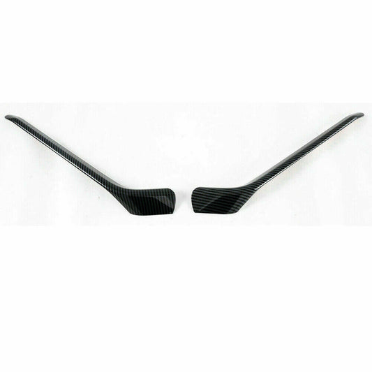 for Honda for Civic Hatchback 2017-2021 Carbon Fiber Rear Fog Light Lamp Strip Trims