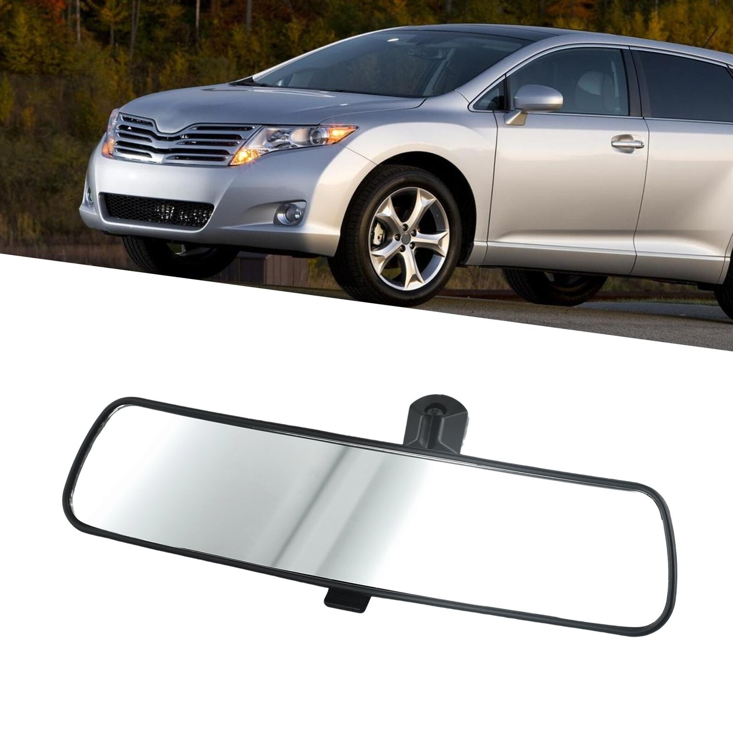 10 Inch Assisting Mirror Large Clear Anti-Glare Proof Panoramic Rear View Mirror v