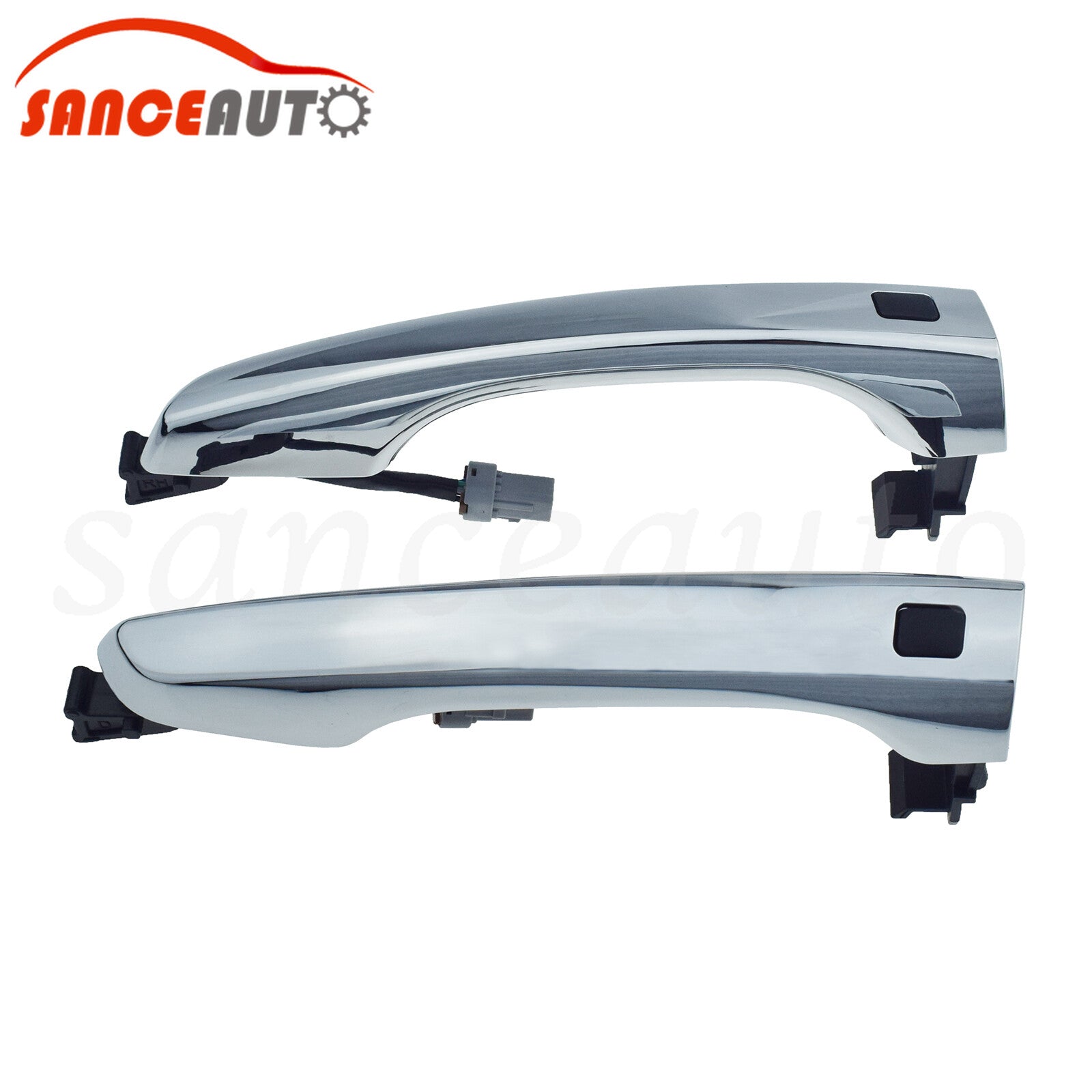 Front LH RH Chrome Outside Door Handle W/ for Smart Key for Hyundai for Elantra 16-20 n