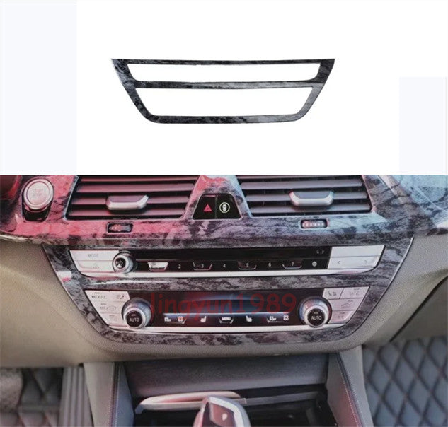 For 2018-23 for BMW 5 Series G30 Car Accessories Wood Grain Full Set Trims Kit Cover